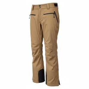 Pulse Tan/Khaki Insulated Ski/Snowboard Pants With Black Accents